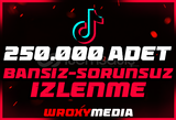 ⭐️TIKTOK 250K İZLENME + GARANTİ⭐️