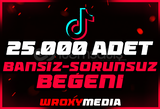 ⭐️TIKTOK 25K BEĞENİ + GARANTİ⭐️