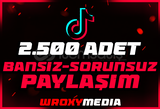 ⭐️TIKTOK 2.5K PAYLAŞIM + GARANTİ⭐️