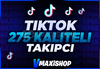 ⭐Tiktok 275 Kaliteli Takipçi + Garantili