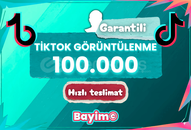 TIKTOK 100.000 GÖRÜNTÜLEME / GARANTİLİ