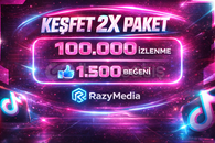 ⭐️TikTok 2X Keşfet Etkili Paket