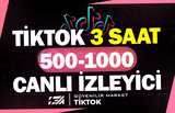 Tiktok 3 Saat 500-1000 Canlı İzleyici - KEŞFET