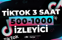 Tiktok 3 Saat 500-1000 Canlı İzleyici - KEŞFET