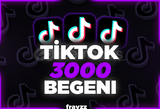 ⭐Tiktok +3000 Beğeni⭐