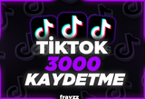 ⭐Tiktok +3.000 Kaydetme⭐