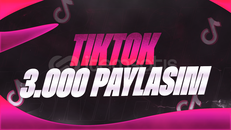 TİKTOK 3000 PAYLAŞIM - GARANTİ TİKTOK 3000 PAYLAŞIM - GARANTİ