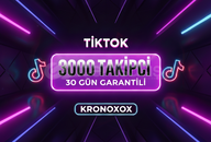 TİKTOK 3000 TAKİPCİ 30 GÜN GARANTİLİ