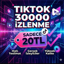 Tiktok 30000 beğeni 20TL