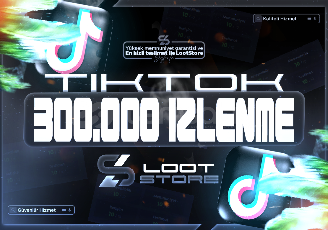 ⭐️TİKTOK 300.000 İZLENME+GARANTİ✅⭐️ ⭐️TİKTOK 300.000 İZLENME+GARANTİ✅⭐️