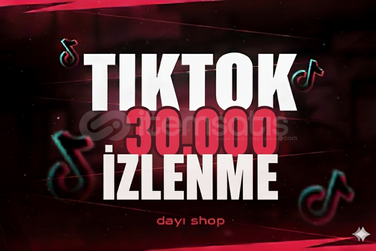 TİKTOK 30K İZLENME TİKTOK 30K İZLENME