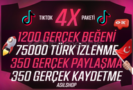 TİKTOK 4x ALGORİTMA PAKET #1 - KEŞFET