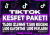 ⭐TİKTOK 4X KEŞFET ETKİLİ PAKET #2+GARANTİ✅⭐