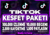 ⭐TİKTOK 4X KEŞFET ETKİLİ PAKET #3+GARANTİ✅⭐