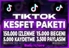 ⭐TİKTOK 4X KEŞFET ETKİLİ PAKET #5+GARANTİ✅⭐