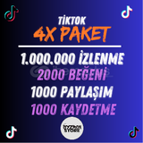 Tiktok 4X Keşfet Paketi