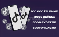 Tiktok 4x Keşfet Paketi | Garantili 