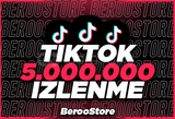 Tiktok 5 Milyon izlenme anlık teslimat+ garanti