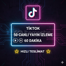 Tiktok 50 CANLI YAYIN İZLEME 60 DAKİKA
