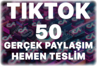TikTok 50 Organik Paylaşım - Keşfet Etkili
