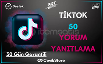 ⭐TikTok 50 Özel Global Yorum Yanıtlama⭐ ⭐TikTok 50 Özel Global Yorum Yanıtlama⭐