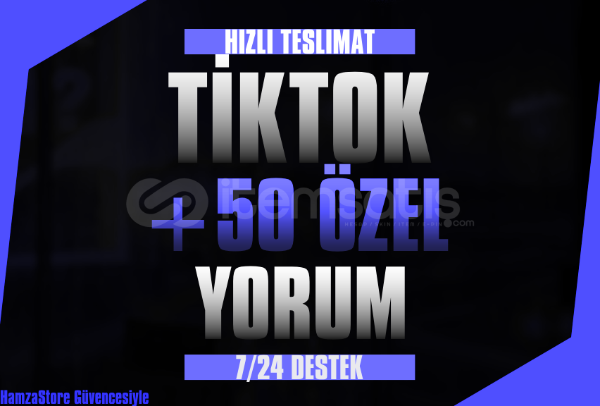 ✨TİKTOK 50 YORUM ÖZELLEŞTİRİLEBİLİR✨ ✨TİKTOK 50 YORUM ÖZELLEŞTİRİLEBİLİR✨
