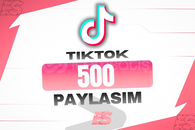 ⭐ Tiktok 500 Paylasım | 30G|