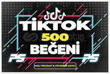 ⭐TİKTOK 500 BEĞENİ⭐