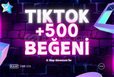 Tiktok 500 Beğeni - Hızlı Teslimat - GShop