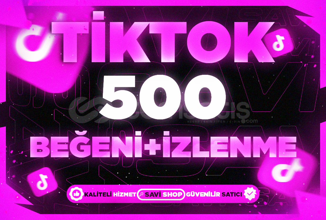 TİKTOK 500 BEĞENİ+İZLENME+GARANTİ+HIZLI TİKTOK 500 BEĞENİ+İZLENME+GARANTİ+HIZLI