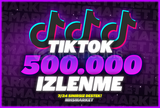 TikTok 500 Bin Türk İzlenme ⭐ (Garanti)