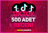 ⭐TİKTOK 500 GERÇEK BEĞENİ⭐