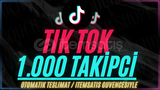 ⭐TİKTOK 1.000 GERÇEK TAKİPÇİ⭐