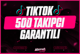 TikTok 500 Gerçek Takipçi | Garantili