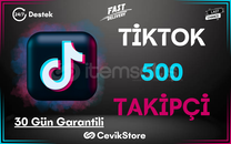 ⭐️TikTok 500 Global Takipçi [Garanti]⭐️