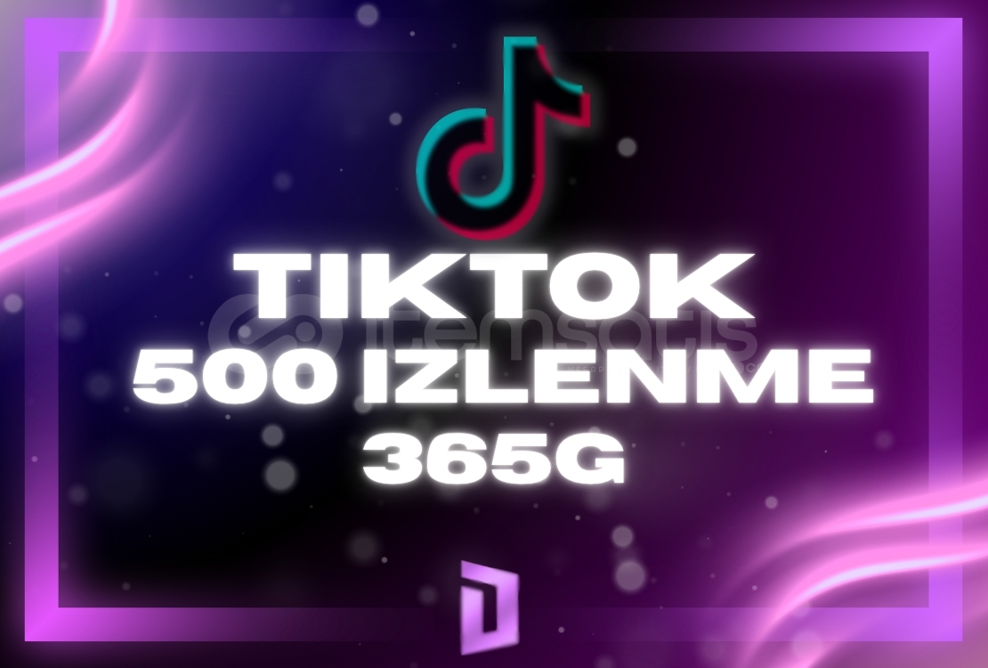 ⭐Tiktok 500 İzlenme - 365G  ⭐Tiktok 500 İzlenme - 365G