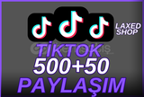 TİKTOK 500 PAYLAŞIM (50 PAYLAŞIM HEDİYE)