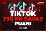 ⭐TİKTOK 750 PK SAVAŞ PUANI⭐