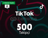 TİKTOK 500 TAKİPÇİ ANINDA TESLİM!!!