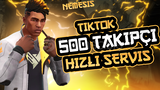 ⚡TİKTOK 500 TAKİPÇİ | ÇALIŞAN HIZLI SERVİS ⭐