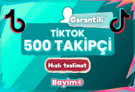 TİKTOK 500 TAKİPÇİ / GARANTİLİ