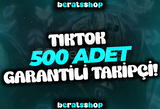 Tiktok 500 takipçi (kaliteli )