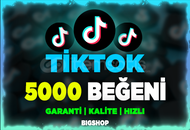 ⭐Tiktok 5000 Beğeni / Garantili