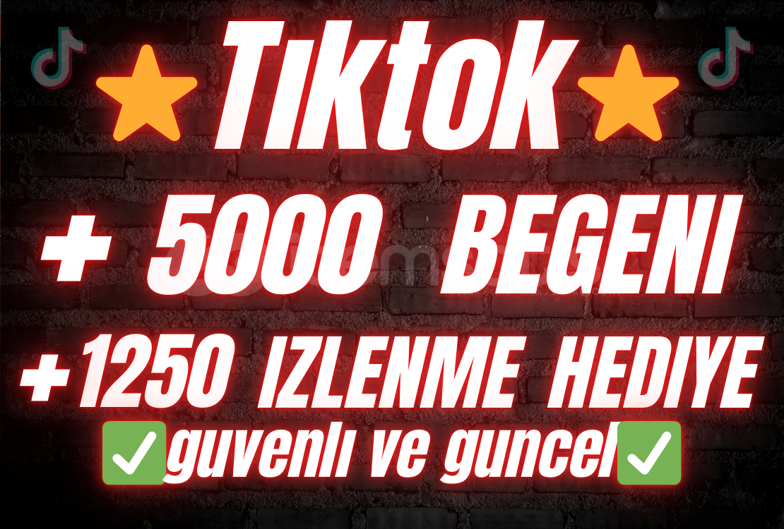 ⭐️✅TikTok 5.000 BEĞENİ HIZLI VE GÜVENLİ✅⭐️ ⭐️✅TikTok 5.000 BEĞENİ HIZLI VE GÜVENLİ✅⭐️