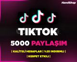 ⭐TİKTOK 5000 GERÇEK PAYLAŞIM | GARANTİLİ⭐