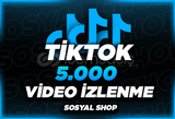 ⭐[TİKTOK] 5000 GÖNDERİ İZLENME OTO TESLİM