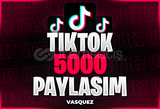 ⭐Tiktok 5000 Paylaşım⭐