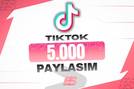 ⭐ Tiktok 5.000 Paylasım | 30G|