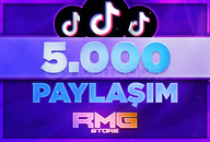 ⭐Tiktok 5.000 Paylaşım⭐