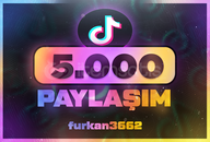 ⭐Tiktok 5000 Paylaşım [Garantili]⭐